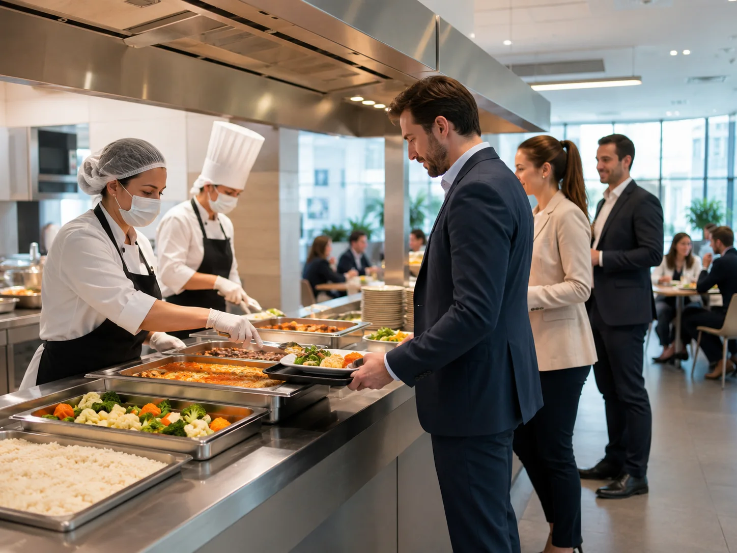 Kurumsal catering servis hazırlığı